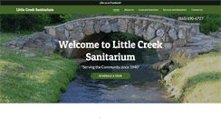 Desktop Screenshot of littlecreeksanitarium.com