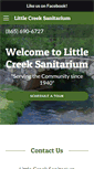 Mobile Screenshot of littlecreeksanitarium.com